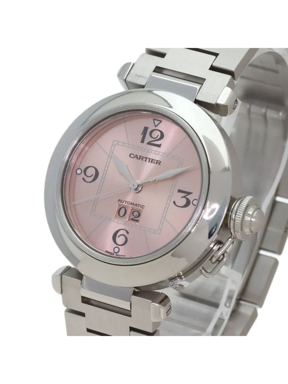 Cartier M7 Pasha C Big Date Watch SS